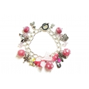 Its a Girl Themed Charm Bracelet 